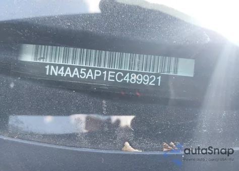 2014 Nissan Maxima 3.5 Sv from USA, damaged, VIN 1N4AA5AP1EC489921